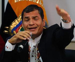 Rafael Correa. Photo: cubadebate.cu