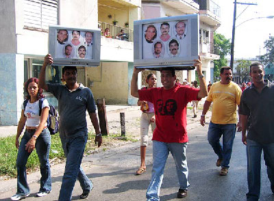 Carcasses’ statements irritated some because they were voiced at a function calling for the release of the Cuban Five (Photo: Raquel Perez).