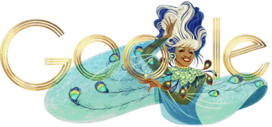 Google celebrates the 88th birthday of the late Celia Cruz.