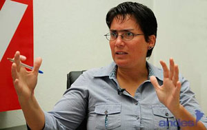 Ecuadorian Health Minister Carina Vance 