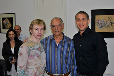 Vladmir Malakhov, Cuban Minister of Culture Rafael Bernal and Paul Seaquist.