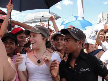 Cuban teenagers.  