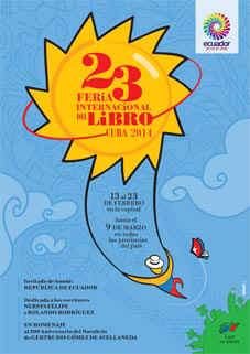 Poster for the Cuba Book Fair 2014