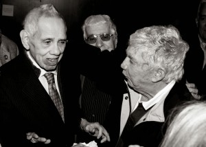 Orlando Bosch (left) with Luis Posada Carriles in Miami.