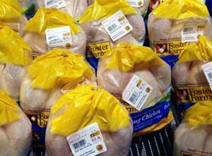 The top priority over the past year for the Cuban purchases from the USA was frozen chicken.  