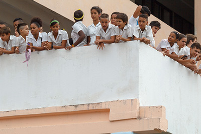 Cuban students. Photo: Juan Suarez