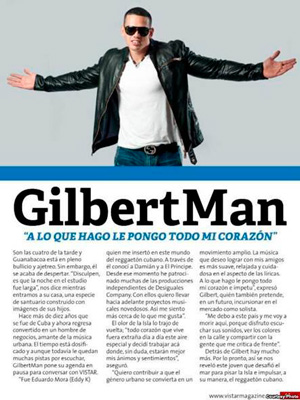 Gilbert Man in Vistar magazine.