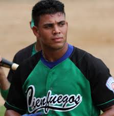 Yoan Moncada working on conditioning in Cuba