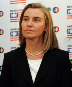 Federica Mogherini, jefa de diplomacía de la Unión Europea.  Foto: wikipedia.org