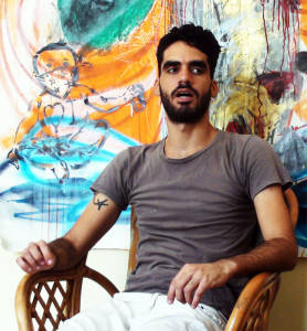 Imprisoned graffiti artist El Sexto.  
