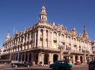 Havana's recently restored Garcia Lorca Theater.