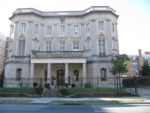 The building that will house the Cuban Embassy in Washington.