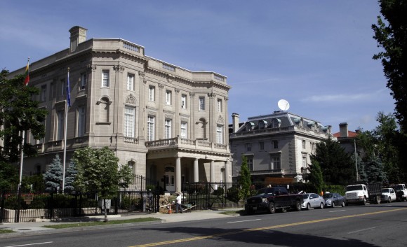 The Cuban embassy building in Washington D.C.  Foto: tvcamaguey.icrt.cu