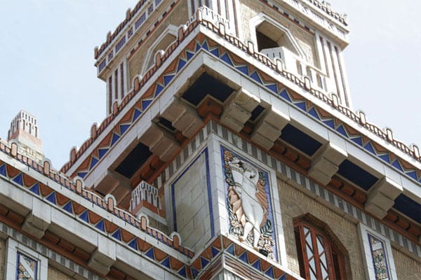 Old Havana's restored Bacardi building.