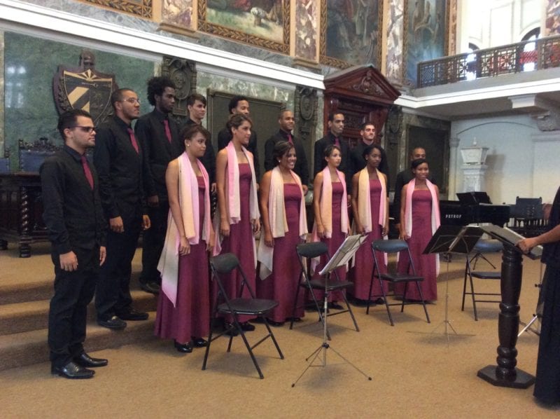 Chamber choir of the University of Havana