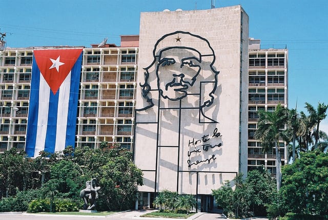 The Che sculpture in Revolution Square Havana.