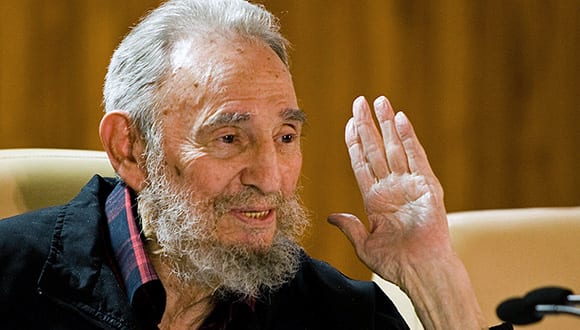 FILE - In this Feb. 10, 2012 file photo released by the state media website Cubadebate, Cuba's leader Fidel Castro speaks during a meeting with intellectuals and writers at the International Book Fair in Havana, Cuba. The rumor mill surrounding Castro's health continued to churn Friday, Oct. 19, 2012, despite a letter from the aging Cuban revolutionary published by state-media and denials by relatives that he is on death's door. The latest spark to set the Internet aflame are claims by a Venezuelan doctor that Castro, 86, had suffered a massive stroke, was in a vegetative state, and had only weeks to live. (AP Photo/Cubadebate, Roberto Chile, File)