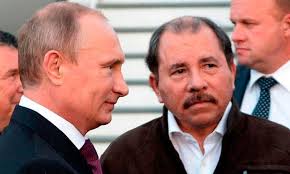 Vladimir Putin and Daniel Ortega. Photo: radionicaragua.com.ni