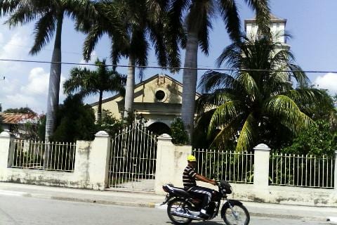 The Catholic Church in the center of Mayari.