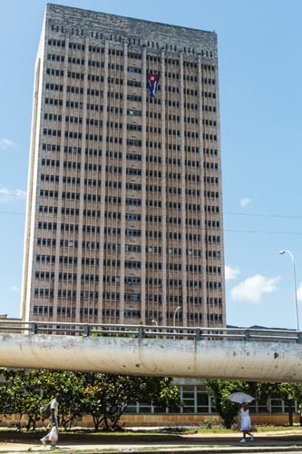 The Hermanos Ameijeiras Hospital. 