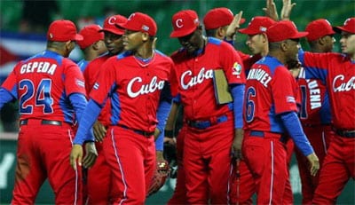 Team Cuba at the 2013 World Baseball Classic.
