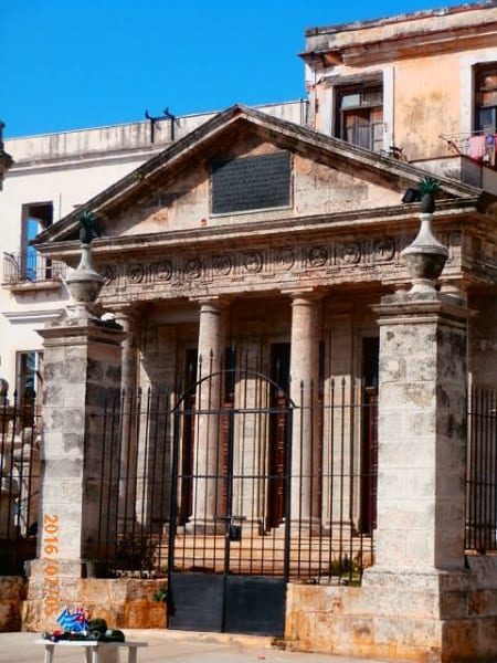 El Templete. Beginning of the Neo Classical period 1828