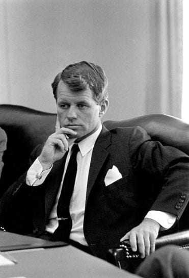 Robert Kennedy during the October 1962 Cuban Missile Crisis.