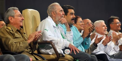 Fidel Castro at the Karl Marx Theater on his birthday, August 13, 2016. Photo: Estudios Revolución