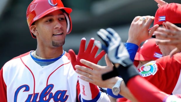 Yulieski Gourriel when he was on the Cuban national team.  Photo: notideporte.cubava.cu