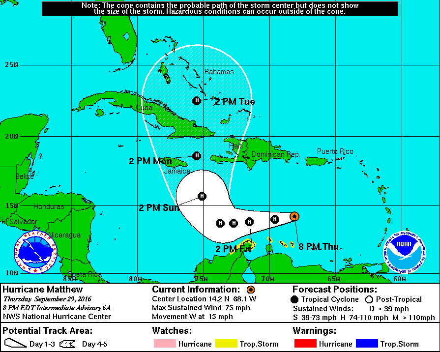 Graphic: National Hurricane Center