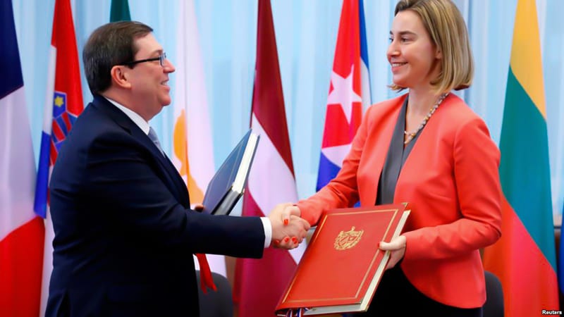 Bruno Rodriguez and Federica Mogherini