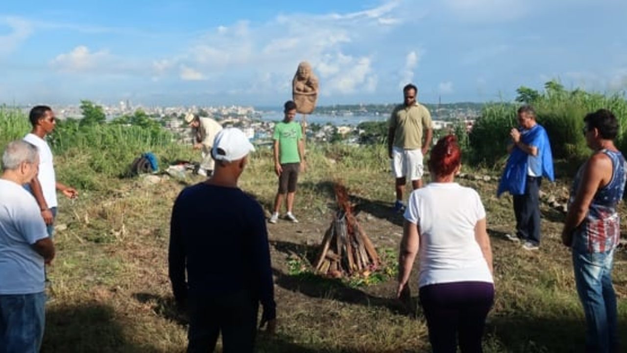 Celebration for the Pachamama in Havana