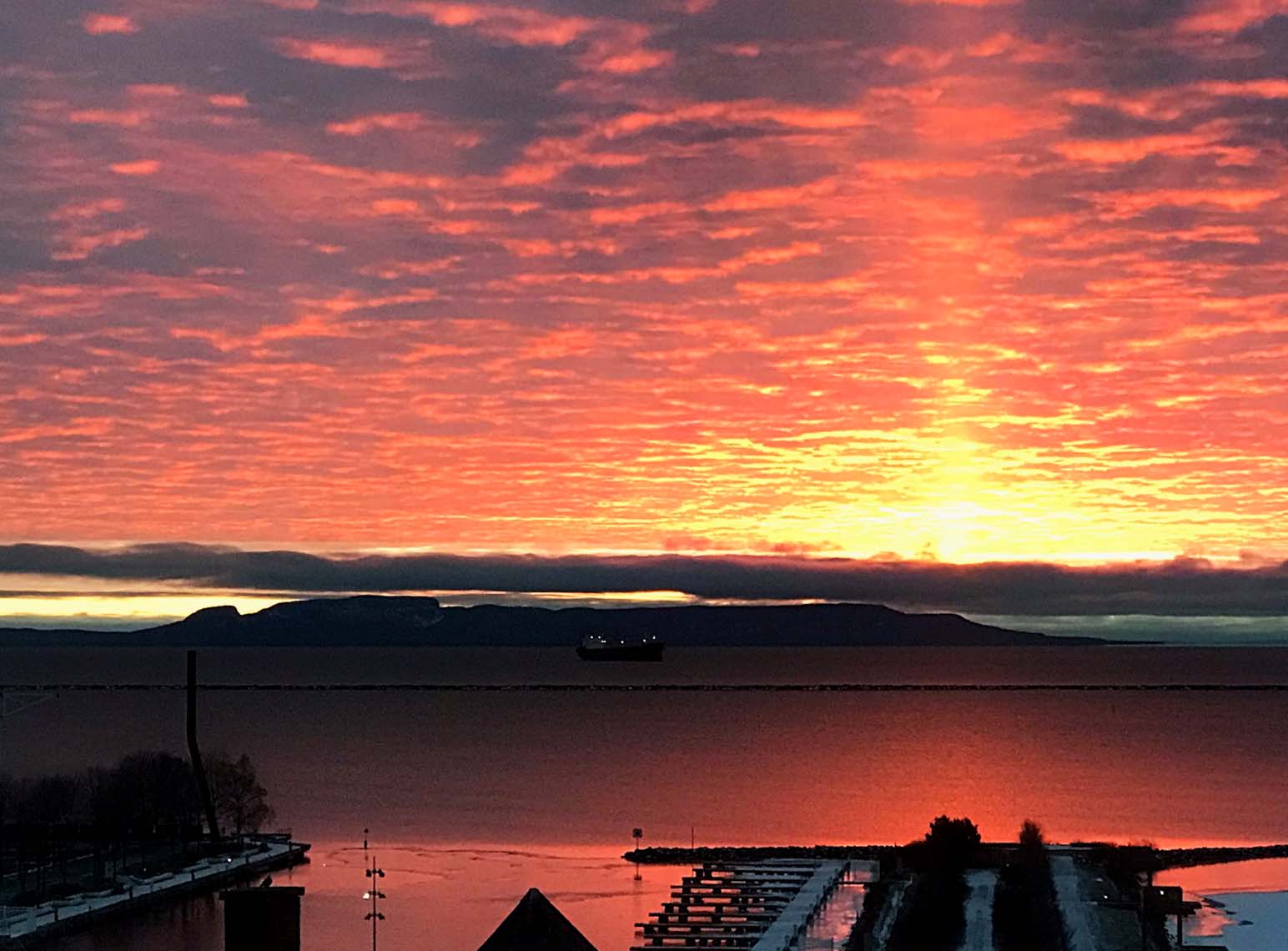 Sunrise over the Sleeping Giant, Ontario, Canada Photo of the Day