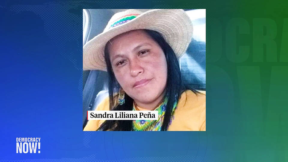 Indigenous Governor Sandra Liliana Peña Killed in Cauca ...