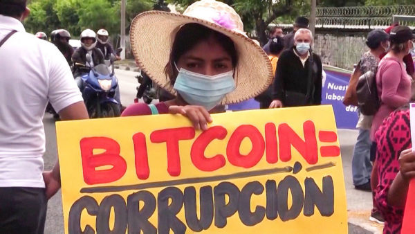 Protests Mount as El Salvador Prepares to Adopt Bitcoin as Legal Tender