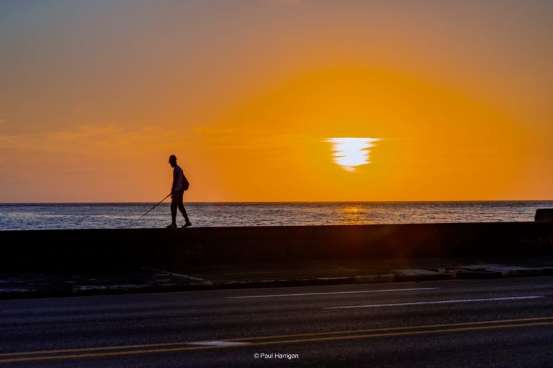 Paul Harrigan from Ireland took our photo of the day: "Fishing at sunset on the Malecon," in Havana, Cuba.