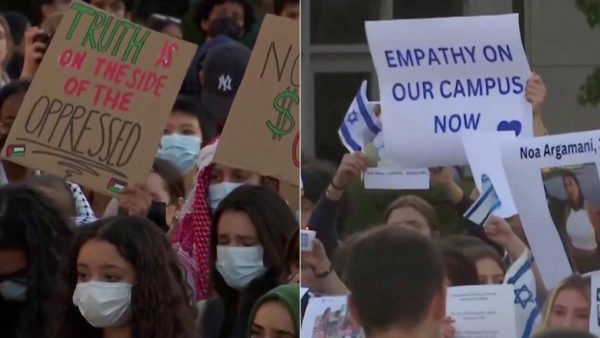 Competing Pro-Israel And Pro-Palestine Demonstrations Raise Tensions On ...