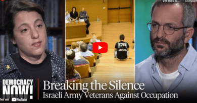 Breaking the Silence on the Israeli Occupation