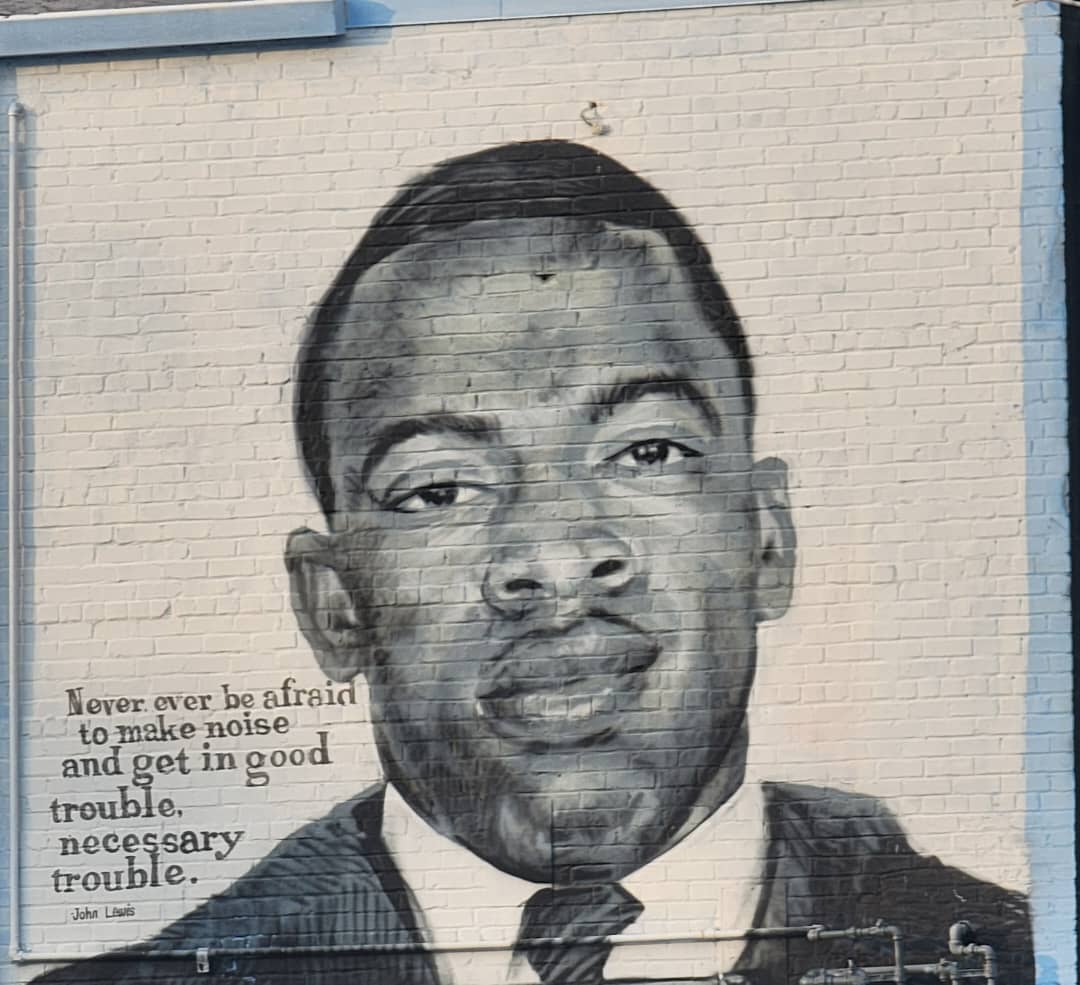 Mural “Good Trouble” by John Lewis, Atlanta – Photo of the Day