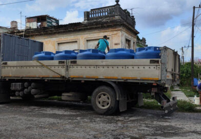 Two Buckets of Water per Person in Luyano, Havana