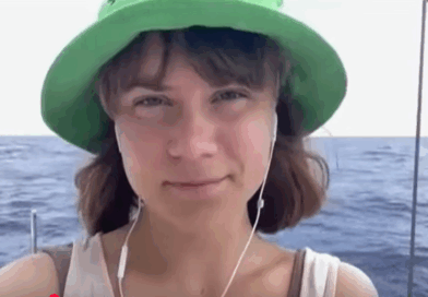 Greta Thunberg Speaks from Aid Ship Heading to Gaza