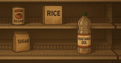 Groceries in Cuba and the Empty Bottle of Oil